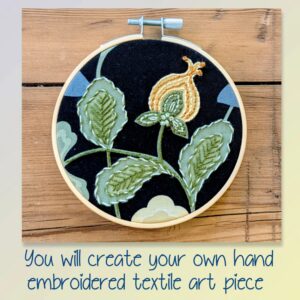 Embroidery Workshop - 6 new stitches, Thur 4th June